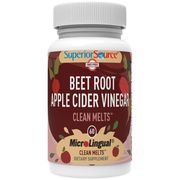 Beet Root & Apple Cider Vinegar Clean Melts, 60 MicroLingual Tablets, Superior Source