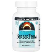BerberTrim, Berberine Complex for Weight Management, 45 Capsules, Source Naturals