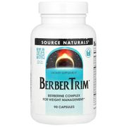 BerberTrim, Berberine Complex for Weight Management, 90 Capsules, Source Naturals