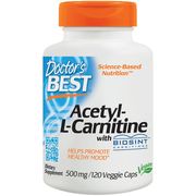 Aceteyl-L-Carnitine 500 mg ALC, 120 Vegetarian Capsules, Doctor's Best
