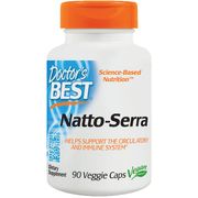 Natto-Serra, Nattokinase + Serrapeptase, 90 Vegetarian Capsules, Doctor's Best