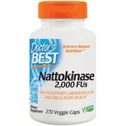 Nattokinase 2,000 FUs, Value Size, 270 Vegetarian Capsules, Doctor's Best