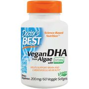 Vegan DHA 200 mg from Algae, 60 Vegetarian Softgels, Doctor's Best