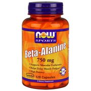 Beta Alanine 750 mg, 120 Capsules, NOW Foods