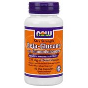 Beta-Glucans with ImmunEnhancer, Xtra Strength, 60 Vcaps, NOW Foods