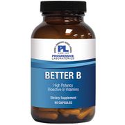 Better B, High Potency Bioactive B-Vitamins, 90 Capsules, Progressive Laboratories