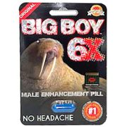 Big Boy 6X, Male Enhancement Pill, 1 Capsule
