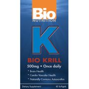 Bio Krill Oil, 45 Softgels, Bio Nutrition Inc.