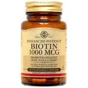 Biotin 1000 mcg, 100 Vegetable Capsules, Solgar