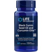 Black Cumin Seed Oil and Curcumin Elite, 60 Softgels, Life Extension