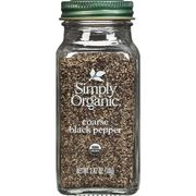 Black Pepper, Coarse Grind, 2.47 oz, Simply Organic