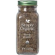 Black Pepper, Medium Grind, 2.31 oz, Simply Organic