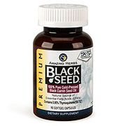 Premium Black Seed Oil 500 mg, 90 Softgel Capsules, Amazing Herbs