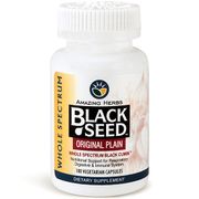 Black Seed Original Plain, 100 Capsules, Amazing Herbs