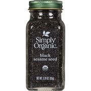 Black Sesame Seed, 3.28 oz, Simply Organic