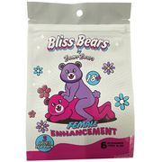 Bliss Bears Female Enhancement Gummy, 6 Gummies, Boner Bears