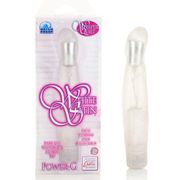 Clearance Sale 50% Off! White Satin - Power G, Waterproof Vibrator, California Exotic Novelties