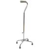 Aluminum Adjustable Height Quad Cane, Large Base, ZZRADL476LRG