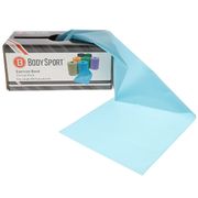 BodySport Exercise Band Roll, 5 in x 6 yds, Light Resistance, Light Blue