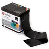 Latex-Free Exercise Band Roll, 4 in x 25 yds, Special Heavy Resistance, Black