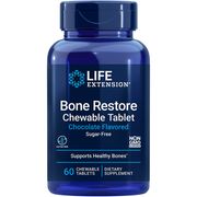 Bone Restore Chewable Tablet, Chocolate Flavored, 60 Chewable Tablets, Life Extension