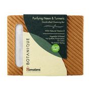 Botanique by Himalaya Purifying Neem & Turmeric Handcrafted Cleansing Bar, 125 g, Himalaya Herbal Healthcare
