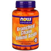 Branched Chain Amino Acids BCAA, 120 Capsules, NOW Foods