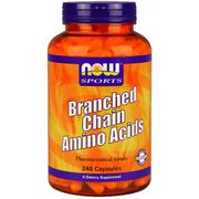 Branched Chain Amino Acids (BCAA), 240 Capsules, NOW Foods