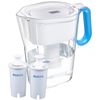 Wave Water Filter Pitcher with 2 Advanced Filters