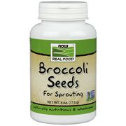 Broccoli Seeds, For Sprouting, 4 oz, NOW Foods