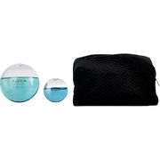 Bvlgari Aqua Marine Edt Spray & Edt Spray Mini & Pouch for Men, 3.4 oz & 0.5 oz