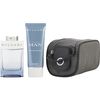 Man Glacial Essence Eau De Parfum Spray & Aftershave Balm & Pouch for Men