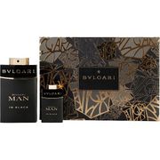 Bvlgari Man In Black Eau De Parfum Spray & Eau De Parfum Spray for Men, 3.4 oz & 0.5 oz
