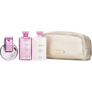 Bvlgari Omnia Pink Sapphire Edt Spray & Body Lotion & Shower Gel & Pouch for Women, 2.2 oz & 2.5 oz & 2.5 oz
