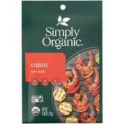 Cajun Dry Rub, 0.88 oz, Simply Organic