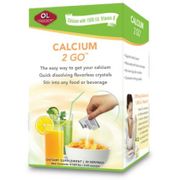 Calcium 2 Go, Calcium Powder with Vitamin D, 30 Packets, Olympian Labs