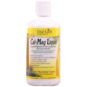 Cal-Mag Liquid, Calcium/Magnesium with Fulvic Minerals, 32 oz, Vital Earth Minerals
