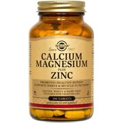 Calcium Magnesium Plus Zinc, Vegetarian, 100 Tablets, Solgar