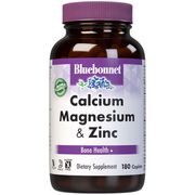 Calcium Magnesium Plus Zinc, 180 Caplets, Bluebonnet Nutrition