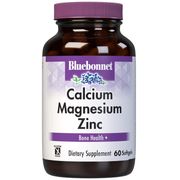 Calcium Magnesium Zinc Plus Vitamin D3, 60 Softgels, Bluebonnet Nutrition