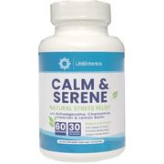 Calm & Serene, Natural Stress Relief, 60 Veggie Capsules, LifeBotanica