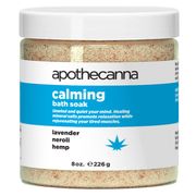 Calming Bath Soak (200 mg CBD), 8 oz, Apothecanna