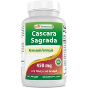 Cascara Sagrada 450 mg, 250 Capsules, Best Naturals