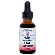 Hot Cayenne Pepper Extract (180,000 H.U.), 1 oz, Christopher's Original Formulas