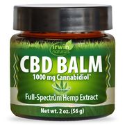 CBD Balm, 1000 mg Cannabidiol, 2 oz, Irwin Naturals