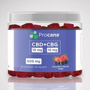 CBD + CBG 1:1 Gummies, 30 pcs, Procana Laboratories