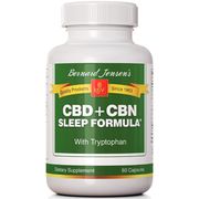 CBD+CBN Sleep Formula with Tryptophan, 60 Capsules, Bernard Jensen