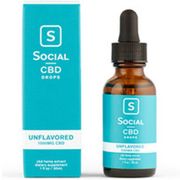 CBD Drops - Unflavored, 1000 mg, 30 ml, Social CBD