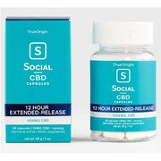 CBD Gel Caps, Extended Release, 1500 mg, 30 Capsules, Social CBD