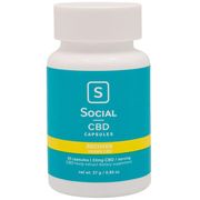 CBD Gel Caps, Recover, 1000 mg, 30 Capsules, Social CBD